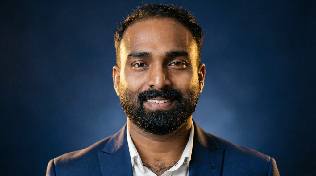 Portrait of Saheer Ibrahim, Group Director of CGS Foodstuff Trading Co LLC in the UAE